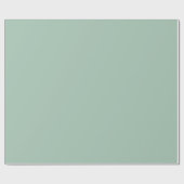 Moderne Kleuren - Grijs Salie Wrapping Paper Roll Cadeaupapier (Vlak)