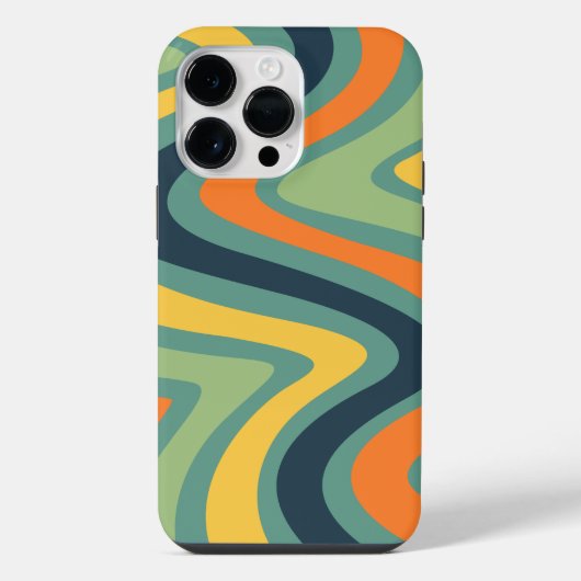 Moderne kleuren iPhone hoesje (Achterkant)