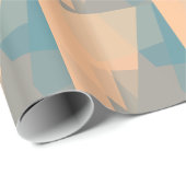 Moderne kleuren, mozaïek geometrisch patroon #11 cadeaupapier (Rol Hoek)