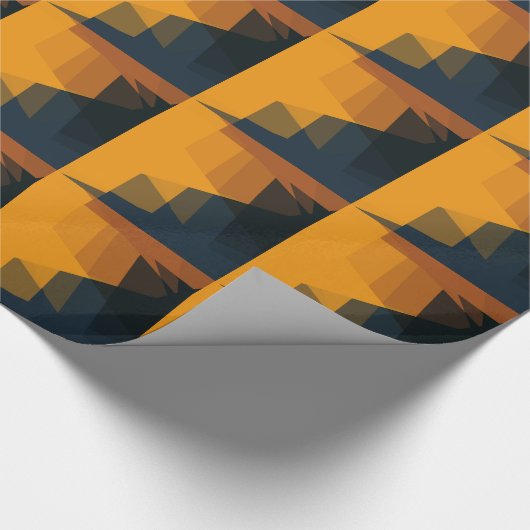 Moderne kleuren, mozaïek geometrisch patroon #19 cadeaupapier (Hoek)