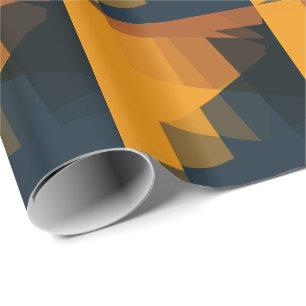 Moderne kleuren, mozaïek geometrisch patroon #19 cadeaupapier