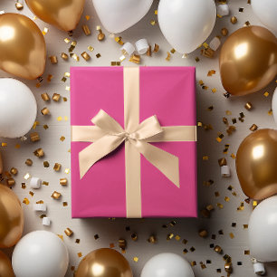 Moderne Kleuren Neon Roze Paarse Verpakkende Docum Cadeaupapier