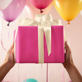 Moderne Kleuren Neon Roze Paarse Verpakkende Docum Cadeaupapier