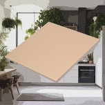 Moderne Kleuren - Perzik Hemel Keramische Tegel Tegeltje<br><div class="desc">Verhoog uw cadeau-geven ervaring met onze keramische tegel in delicate, pastelperziklucht, de perfecte basis voor het presenteren van uw prachtig verpakte geschenken. Gebruik ze als stijlvolle en handige onderzetters voor drinken of als sierlijke vitrines om je ingepakte schatten te laten zien. Onze effen gekleurde keramische tegels voegen een vleugje verfijning...</div>