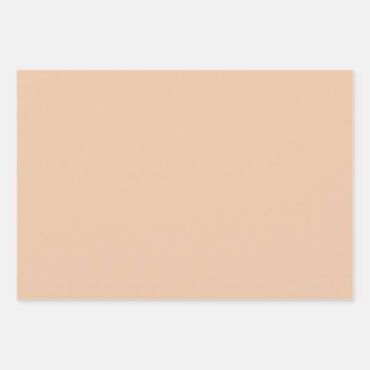 Moderne Kleuren Perzik Sky Wrapping Papier Bladen Inpakpapier Vel (Voorkant)