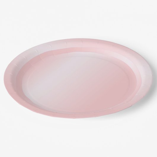 Moderne kleuren roze roze roodbruine Sjabloon Papieren Bordje (Gekanteld)