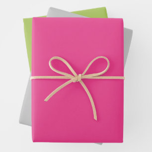 Moderne kleuren - Set 12 inpakpapier vellen