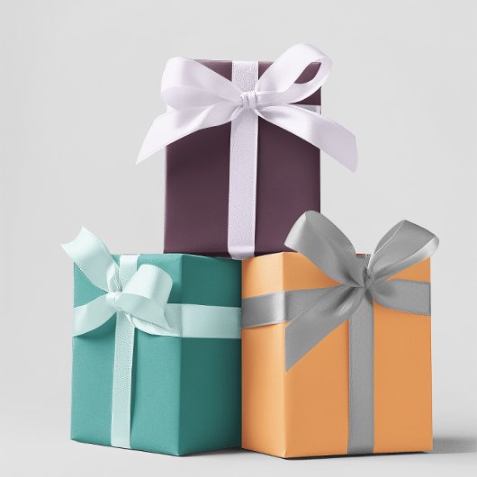 Moderne kleuren - Set 2 inpakpapier vellen