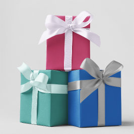 Moderne kleuren - Set 4 inpakpapier vellen