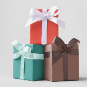 Moderne kleuren - Set 5 inpakpapier vellen