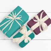 Moderne kleuren - Set 8 inpakpapier vellen