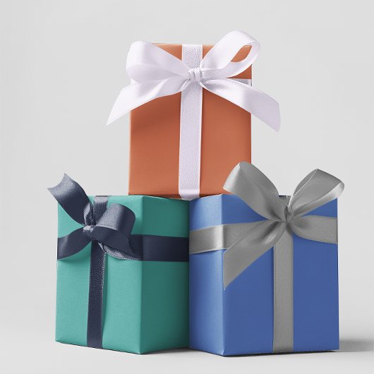 Moderne kleuren - Set 9 inpakpapier vellen