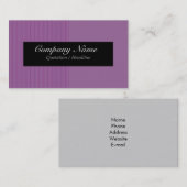 Moderne kleuren visitekaartje (Voorkant / Achterkant)