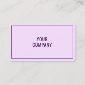 Moderne kleuren Visitekaartje Kies Kleuren en Lett (Achterkant)