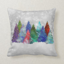 Moderne kleuren Waterverf kerst