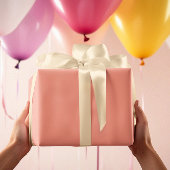 Moderne Kleuren - Zachte Perzik Verpakking Papierr Cadeaupapier