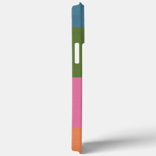 Moderne kleurenblok 3 met aangepaste naam Case-Mate iPhone case (Achterkant / Rechts)