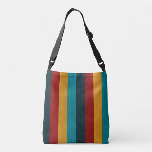 Moderne kleurenblok crossbody tas (Achterkant)