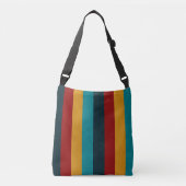 Moderne kleurenblok crossbody tas (Voorkant)