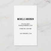 Moderne kleurenblok | Grunge Damask Patroon Visitekaartje (Achterkant)