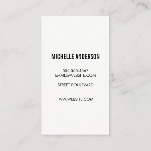 Moderne kleurenblok | Grunge Damask Patroon Visitekaartje (Achterkant)