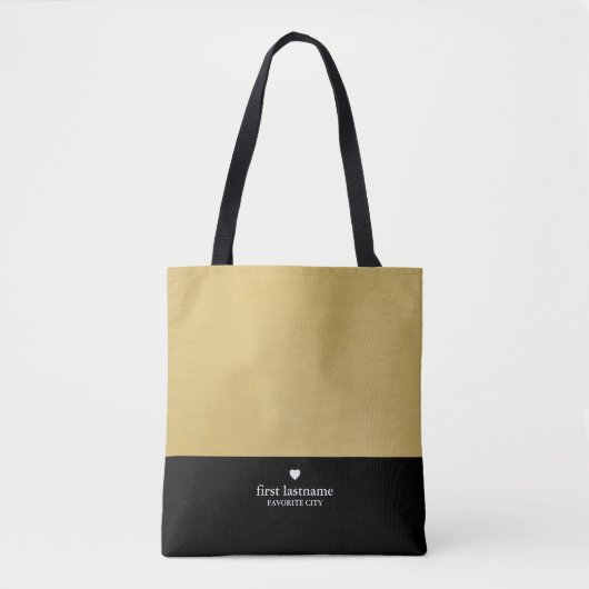 Moderne kleurenblok met bovenschaal tote bag (Voorkant)