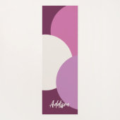 Moderne kleurenblok yoga mat (Achterkant)