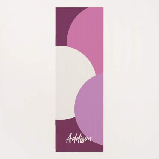 Moderne kleurenblok yoga mat (Achterkant)