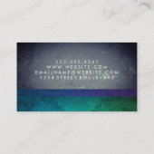 Moderne kleurenblokken visitekaartje (Achterkant)