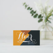 Moderne Kleurenhaarlijst voor retro #9 Visitekaartje (Staand voorkant)