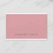 Moderne Kleurenharmonie Eenvoudig Ontwerp Sjabloon Visitekaartje (Voorkant)