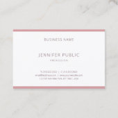Moderne Kleurenharmonie Eenvoudig Ontwerp Sjabloon Visitekaartje (Achterkant)