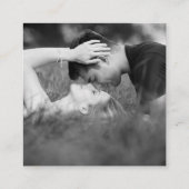 Moderne kleurfotokalender De datum wijzigen Informatiekaartje (Achterkant)