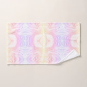 Moderne kleurige regenboogmarmer bad handdoek (Handdoek)