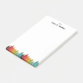 Moderne Kleurpotloden voor kinderen Post-it® Notes (Schuin)