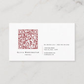 Moderne Kleurrijke 5 Kleuren Tabs Social Visitekaartje (Achterkant)