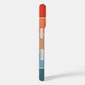 Moderne Kleurrijke Aardkleur Blok Persoonlijke Naa Case-Mate iPhone Case (Achterkant / Rechts)
