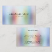 Moderne, kleurrijke Abstracte art elegant Professi Visitekaartje (Voorkant / Achterkant)