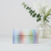 Moderne, kleurrijke Abstracte art, elegant Visitekaartje (Staand voorkant)