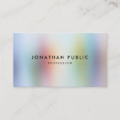 Moderne, kleurrijke Abstracte art, elegant Visitekaartje (Voorkant)