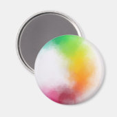 Moderne, kleurrijke Abstracte Art elegante Sjabloo Magneet (Voorkant / Achterkant)