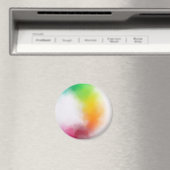 Moderne, kleurrijke Abstracte Art elegante Sjabloo Magneet (Insitu (Vaatwasser))