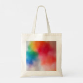 Moderne, kleurrijke Abstracte Art elegante Sjabloo Tote Bag (Achterkant)