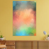 Moderne, kleurrijke Abstracte Art Red Blue Green Y Canvas Afdruk (Insitu (Woonkamer))