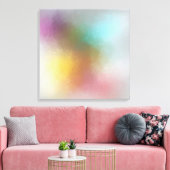 Moderne, kleurrijke Abstracte Art Red Yellow Blue Canvas Afdruk (Insitu (Woonkamer))