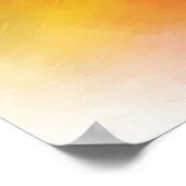 Moderne, kleurrijke Abstracte Art Red Yellow Trend Poster (Hoek)