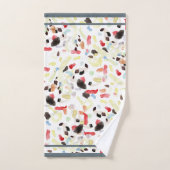 Moderne kleurrijke Abstracte badhanddoek set Bad Handdoek (Handdoek)