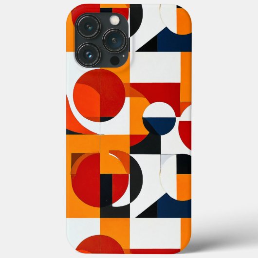 Moderne Kleurrijke Abstracte Creatieve Moderne Kun Case-Mate iPhone Case (Achterkant)