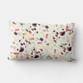 Moderne Kleurrijke Abstracte Full Print Kussen (Achterkant)