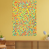 Moderne, kleurrijke Abstracte geometrische ballonv Canvas Afdruk (Insitu (Woonkamer))